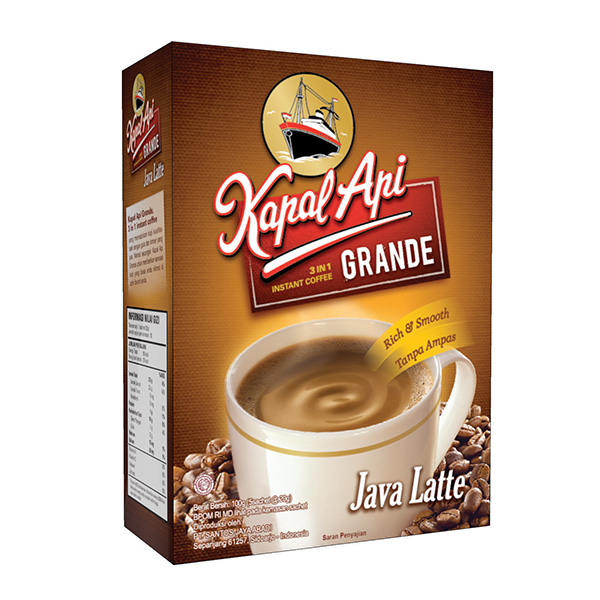 Kapal Api Grande 3 IN 1 JAVALATTE BOX 5SX20G