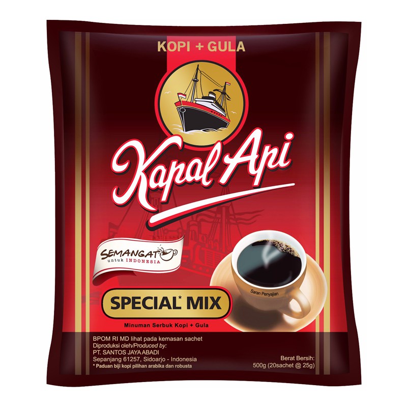 KAPAL API SPECIAL MIX 20 PCS X 25GR