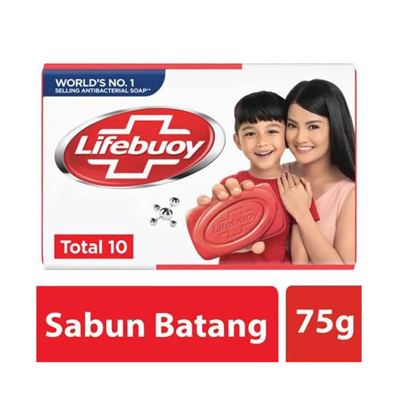 Lifebuoy Sabun Batang Total 10 75g isi 4