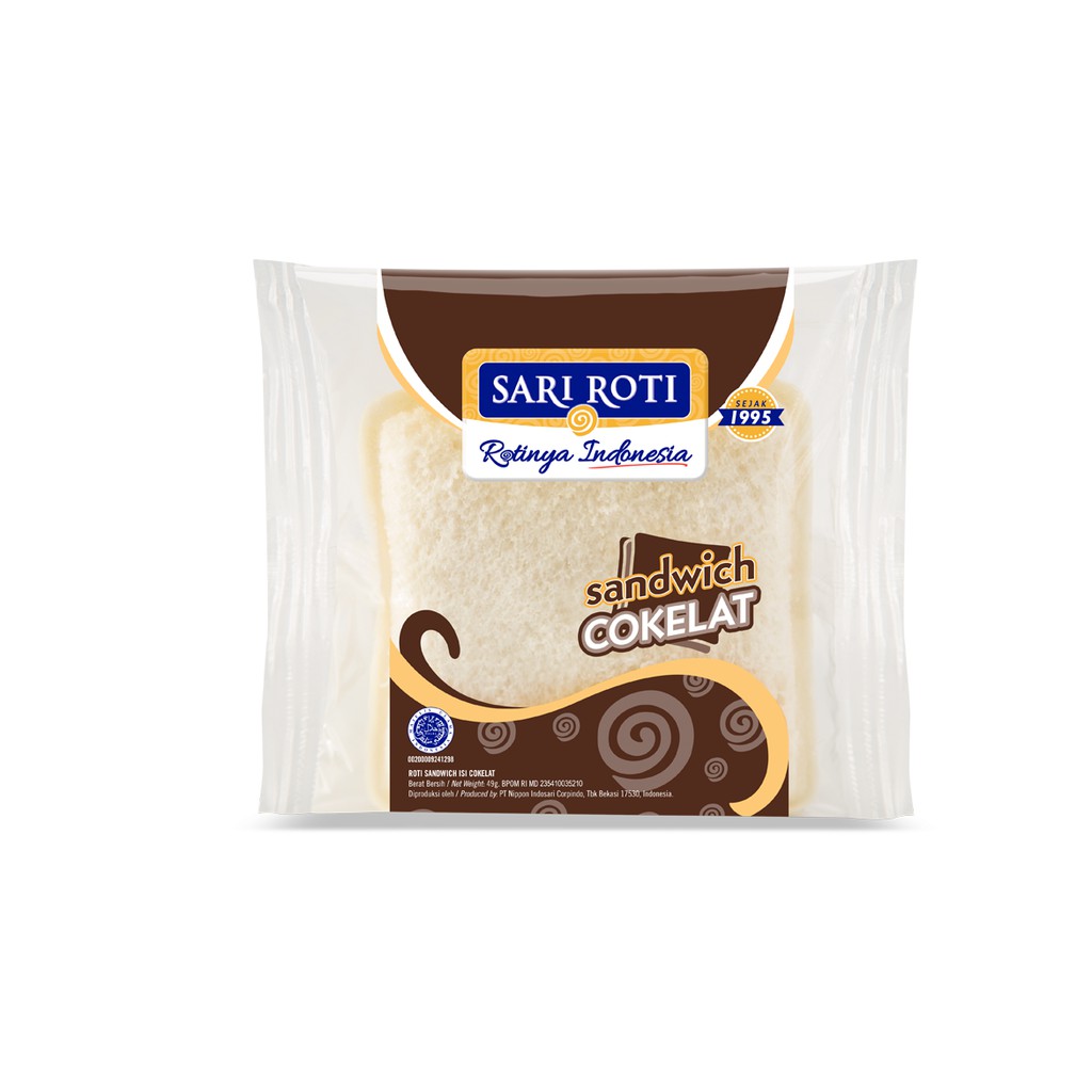 Roti Sandwich Cokelat