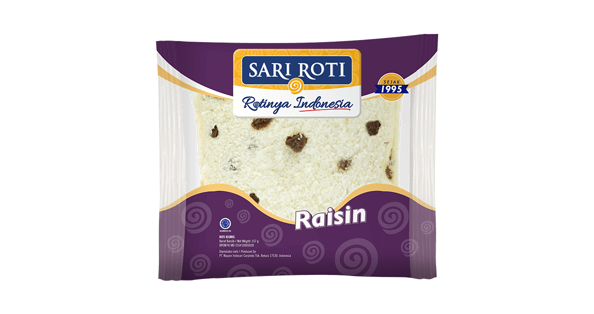 Roti Tawar Raisin